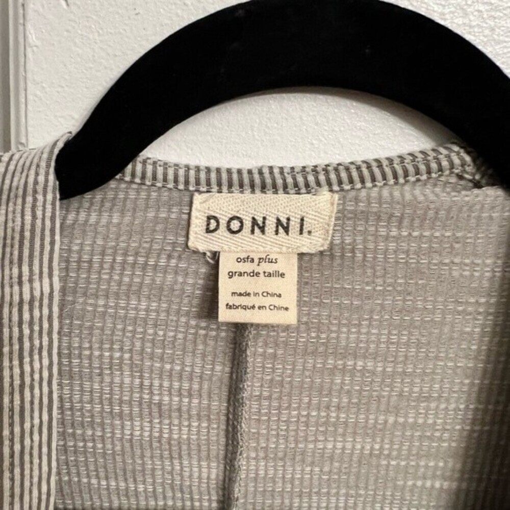 Donni OSFA Ribbed Cardigan - Picture 4 of 6